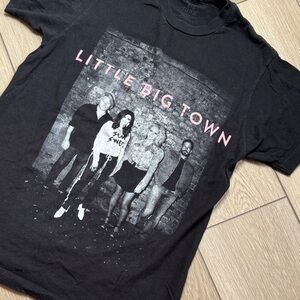 Little Big Town The Breakers Tour Black Short Sleeve T-Shirt Size S Band Tee